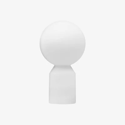 Made in Design Yo Small Wireless rechargeable outdoor lamp plastic material white / LED - H 27 cm - Normann Copenhagen