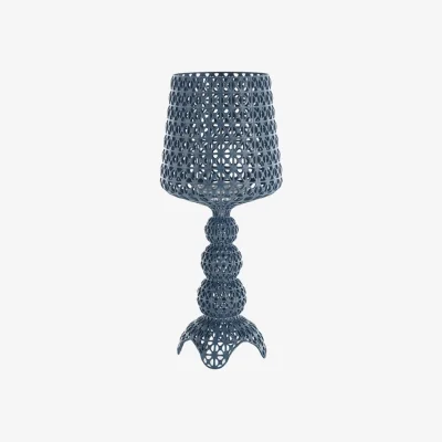 Made in Design Mini Kabuki LED Lamp plastic material blue / H 70 cm - Kartell