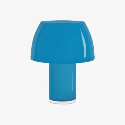 Made in Design Lorosae LED Wireless rechargeable outdoor lamp glass blue - Nemo
