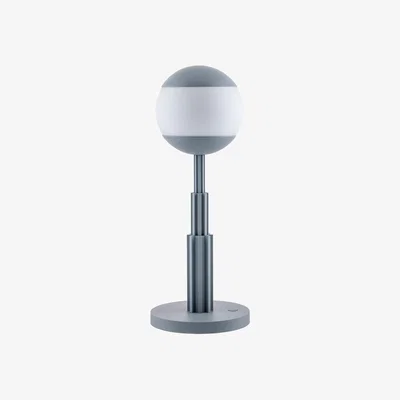 Made in Design Wireless rechargeable lamp  metal glass / Aldo Rossi, 1991 - Ø 18 x H 47 cm - Alessi