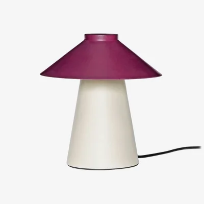 Made in Design Chipper Table lamp metal red - HÜBSCH