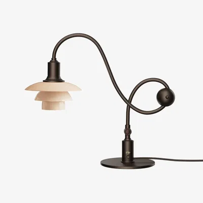 Made in Design PH 1/1 Piano Table lamp glass orange / Adjustable - Limited Edition 2026 - Louis Poulsen