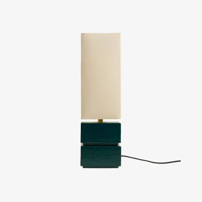 Made in Design Tower Table lamp ceramic blue / H 51 cm - Maison Sarah Lavoine