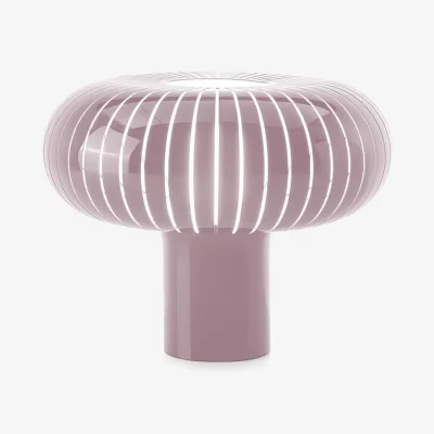 Made in Design Teresa Table lamp plastic material purple / Limited edition - Ø 50 x H 43 cm / Recycled - Kartell