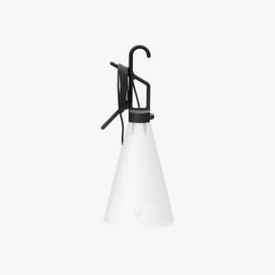 Made in Design Mayday OUTDOOR Wireless lamp - / Recycled polypropylene - H 53 cm by Flos Black