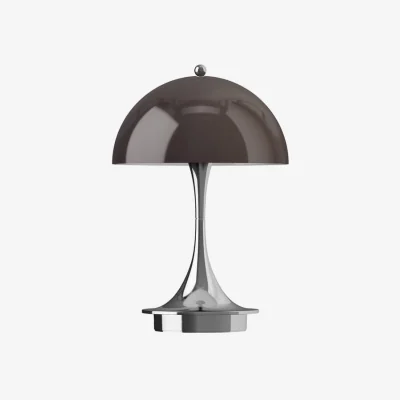 Made in Design Panthella 160 The Originals Wireless rechargeable lamp plastic material brown / LED - Ø 16 cm - Louis Poulsen