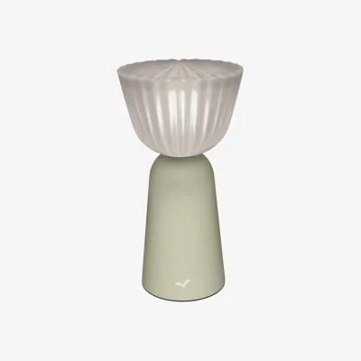 Made in Design Swiing LED Wireless rechargeable outdoor lamp metal beige / H 20 cm - Fermob