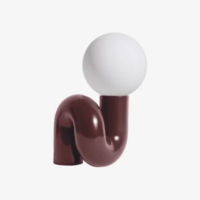 Made in Design Neotenic Grande Table lamp ceramic red / L 34 x H 51 cm - Petite Friture