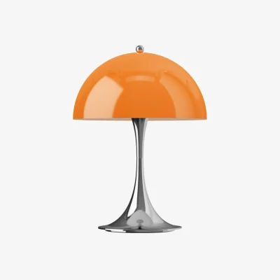 Made in Design Panthella 250 The Originals Wireless rechargeable lamp plastic material orange / LED - Ø 25 cm - Louis Poulsen