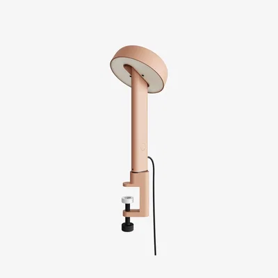 Made in Design NOD LED Table lamp metal pink / Clamp base - Metal - H 34 cm - TIPTOE