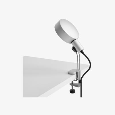 Made in Design Cupola Clip Desk lamp metal silver / Desk clamp Base - Adjustable - Hay