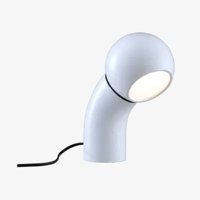 Made in Design Pallino Table lamp metal white / Reissue 70 - Orientable - Martinelli Luce