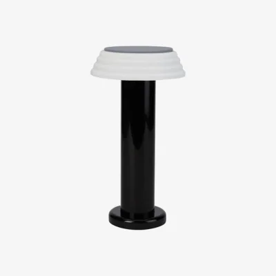 Made in Design PL1 Wireless rechargeable lamp plastic material black /LED - Ø 13 x H 24 cm / By George Sowden - SOWDEN