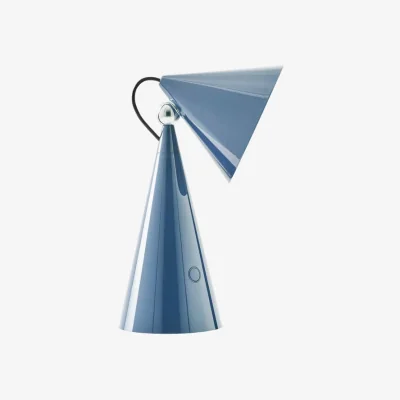 Made in Design Pose LED Wireless rechargeable lamp plastic material blue / Orientable - Tom Dixon