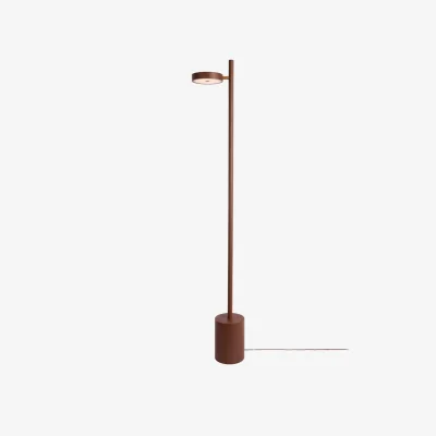 Made in Design Okinawa LED Floor lamp wood brown / 1 adjustable diffuser - GOOD&MOJO