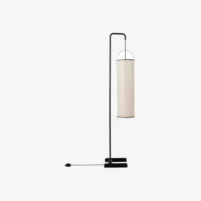 Made in Design Silk Lantern Floor lamp textile beige / Natural Silk - 1951 - Gubi