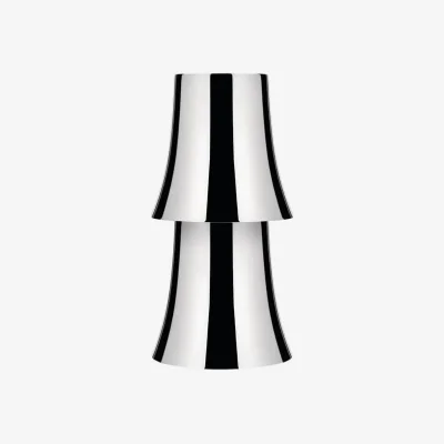 Made in Design Halesia LED Wireless rechargeable lamp metal silver - Alessi