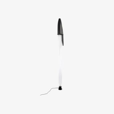 Made in Design Bic Lamp Lamp plastic material black / LED - H 178 cm - Seletti