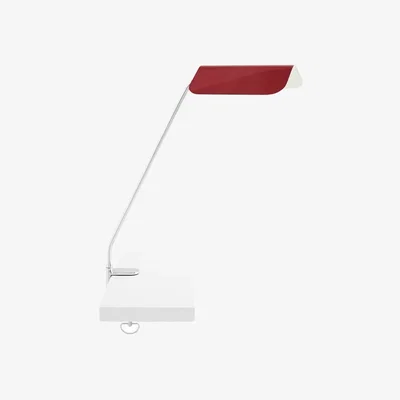 Made in Design Apex Desk Clip Desk lamp metal red / Desk clamp - Swivel / H 43 cm - Hay
