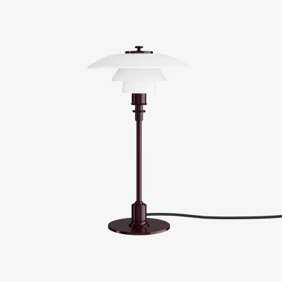 Made in Design PH 2/1 Table lamp glass red / Reprint 1927 - Louis Poulsen
