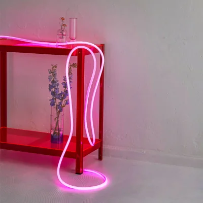 Made in Design Flex Tube LED Luminous garland plastic material pink / 5 Metres - Flexible LED neon light - STUDIO ABOUT