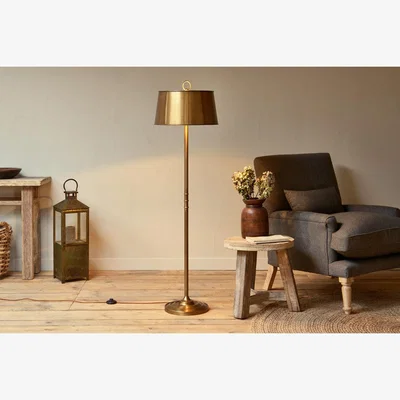 Nkuku nkuku Siwan Floor Lamp | Lamps And Shades | Antique Brass