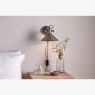 Nkuku nkuku Moti Wall Lamp | Lights | Antique Brass