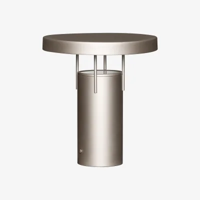 Nordic Nest Hübsch BringMe portable table lamp Metallic sand 28 cm