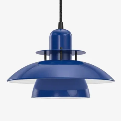 Nordic Nest Belid Primus IV pendant Ø28 cm Deep blue-matt black