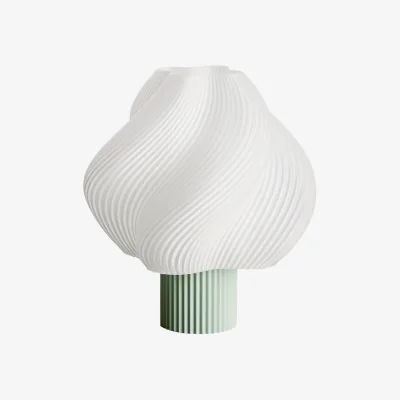 Nordic Nest Crème Atelier Soft Serve portable table lamp Matcha 23 cm