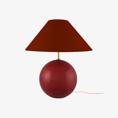 Nordic Nest Globen Lighting Iris 35 table lamp 39 cm Burgundy