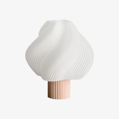 Nordic Nest Crème Atelier Soft Serve portable table lamp Wild strawberry 23 cm