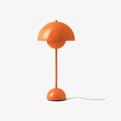 Nordic Nest &Tradition FlowerPot VP3 table lamp Zesty orange
