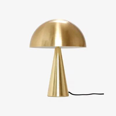 Nordic Nest Hübsch Mush table lamp mini Brass