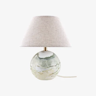 Nordic Nest Globen Lighting Castello 35 table lamp Light green marble