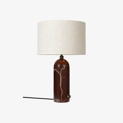 Nordic Nest GUBI Gravity S table lamp Maroon marble-canvas