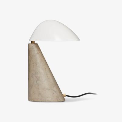 Nordic Nest Fredericia Furniture Fellow table lamp White-dark atlantico limestone