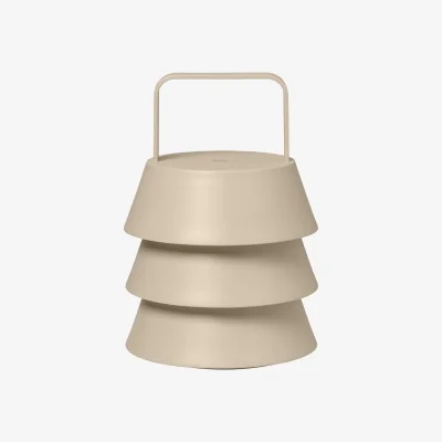 Nordic Nest Ferm Living Luver portable table lamp Cashmere