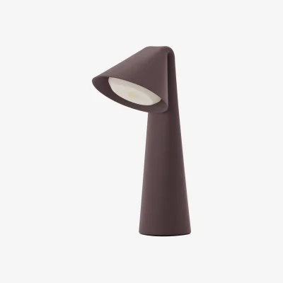 Nordic Nest Frandsen Ami portable table lamp Chocolate clay 31.6 cm