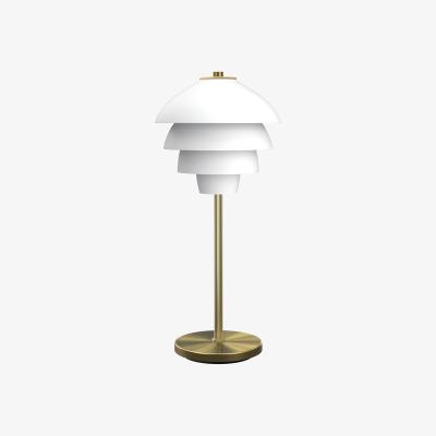 Nordic Nest Belid Valencia table lamp 41 cm Matt white - brass