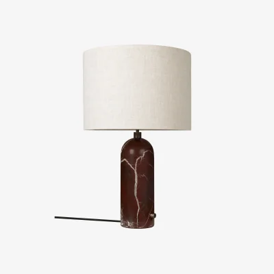 Nordic Nest GUBI Gravity L table lamp Maroon marble-canvas