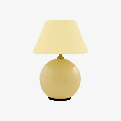 Nordic Nest Globen Lighting Iris 16 portable table lamp Butter yellow