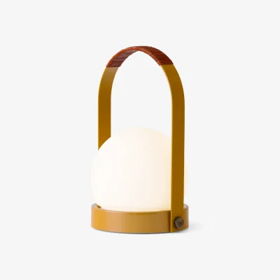 Nordic Nest Audo Copenhagen Carrie portable table lamp Golden brown