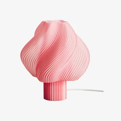 Nordic Nest Crème Atelier Soft Serve table lamp Peach sorbet Grande 34 cm