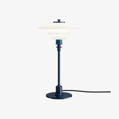 Nordic Nest Louis Poulsen PH 2/1 table lamp Glossy deep blue