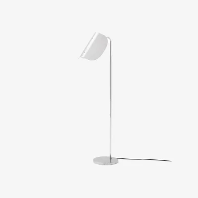 Nordic Nest Audo Copenhagen Wing floor lamp Polished aluminum 115 cm
