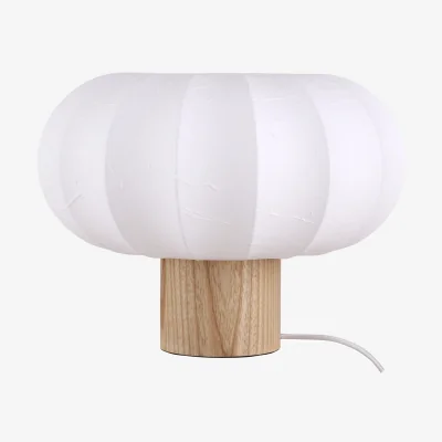 Nordic Nest Watt & Veke Lunari table lamp White-Natural ash Ø32x24 cm