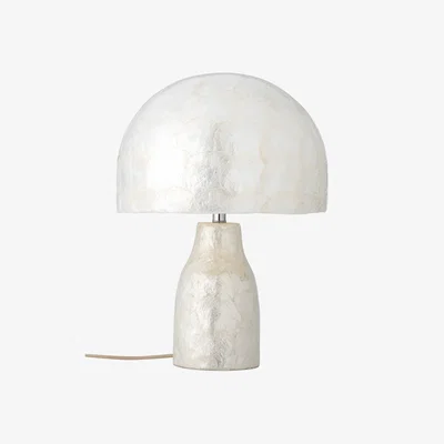 Nordic Nest Bloomingville Adria table lamp Nature Mother of pearl