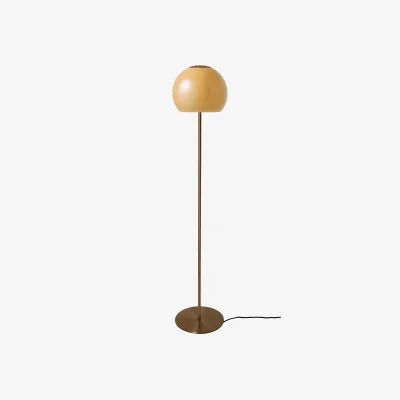 Nordic Nest Frandsen Ball glass floor lamp Amber 130 cm