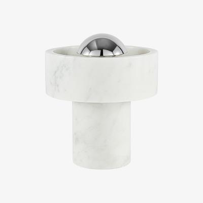 Nordic Nest Tom Dixon Stone Portable LED table lamp 28 cm Marble-silver